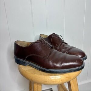 🇮🇹 Brooks Brothers Leather Derby Blucher Dress Shoes ITALY